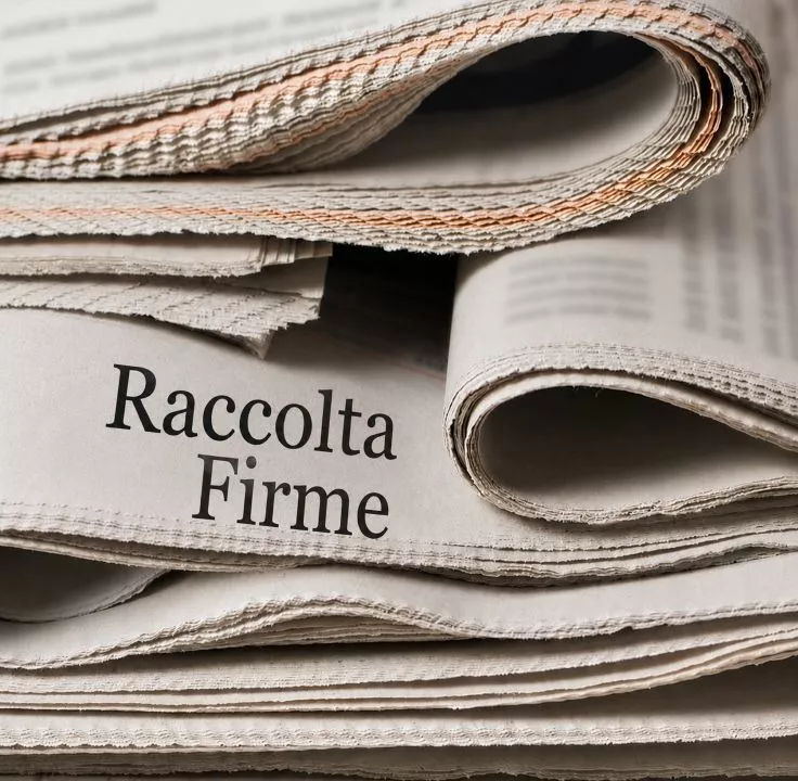 Avviso Pubblico - Raccolta firme per referendum abrogativo per abolire il finanziamento pubblico ai giornali
